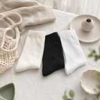 CouldNook Cozy Solid Crew Socks - Everyday Storage Accent