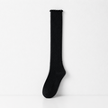 CouldNook Layered Ribbed Slouch Crew Socks - Cozy Shoe Accent