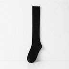 CouldNook Layered Ribbed Slouch Crew Socks - Cozy Shoe Accent