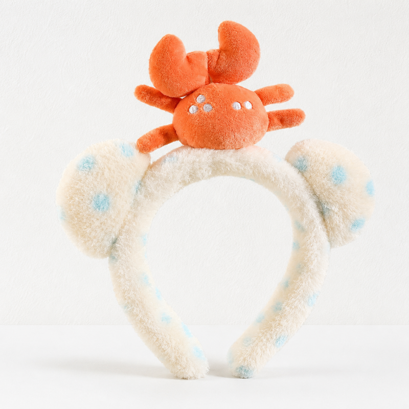 CouldNook Cherry and Animal Plush Headband - Soft Hair Accessory