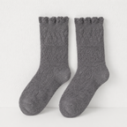 CouldNook Cable Knit Slouch Socks - Boot Layer Accent