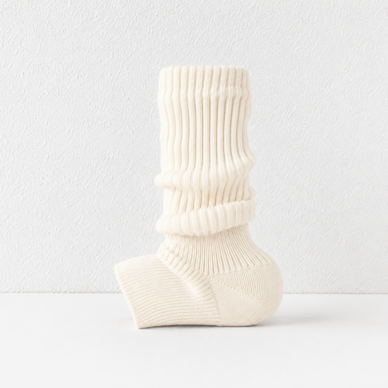 CouldNook Drawstring Stacked Leg Warmer Socks - Outdoor Outfit Accent