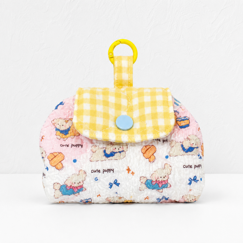 CouldNook Quilted Character Storage Pouch - Everyday Organizer Bag
