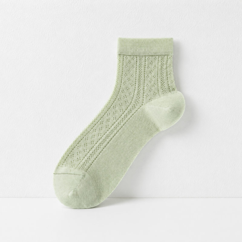 CouldNook Breathable Mesh Ankle Socks - Soft Daily Shoe Accent
