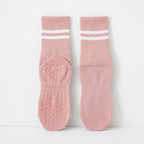 CouldNook Grip Striped Crew Socks - Home Studio Accent