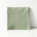 CouldNook Solid Cotton Linen Coaster - Minimalist Japandi Drink Mat