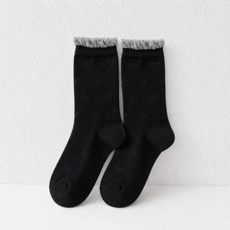 CouldNook Cozy Soft Sheer Crew Socks - Gentle Outfit Accent