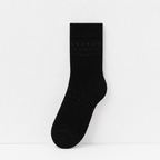 CouldNook Cozy Eyelet Ruffle Crew Socks - Sweet Drawer Accent