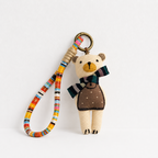 CouldNook Vintage Duck Fabric Charm - Aesthetic Artisan Bag Pendant