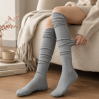 CouldNook Ribbed Leg Warmer Socks - Layered Footwear Accent