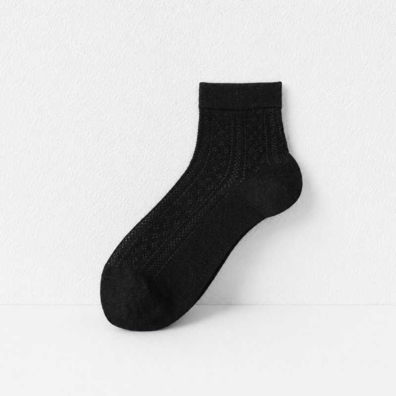 CouldNook Breathable Mesh Ankle Socks - Soft Daily Shoe Accent