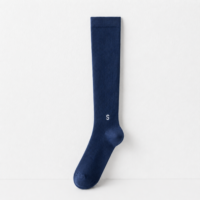 CouldNook Cozy Compression Knee High Socks - Active Support Accent