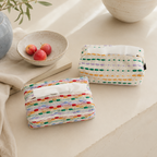 CouldNook Stripe Woven Tissue Bag - Aesthetic Fabric Storage Case