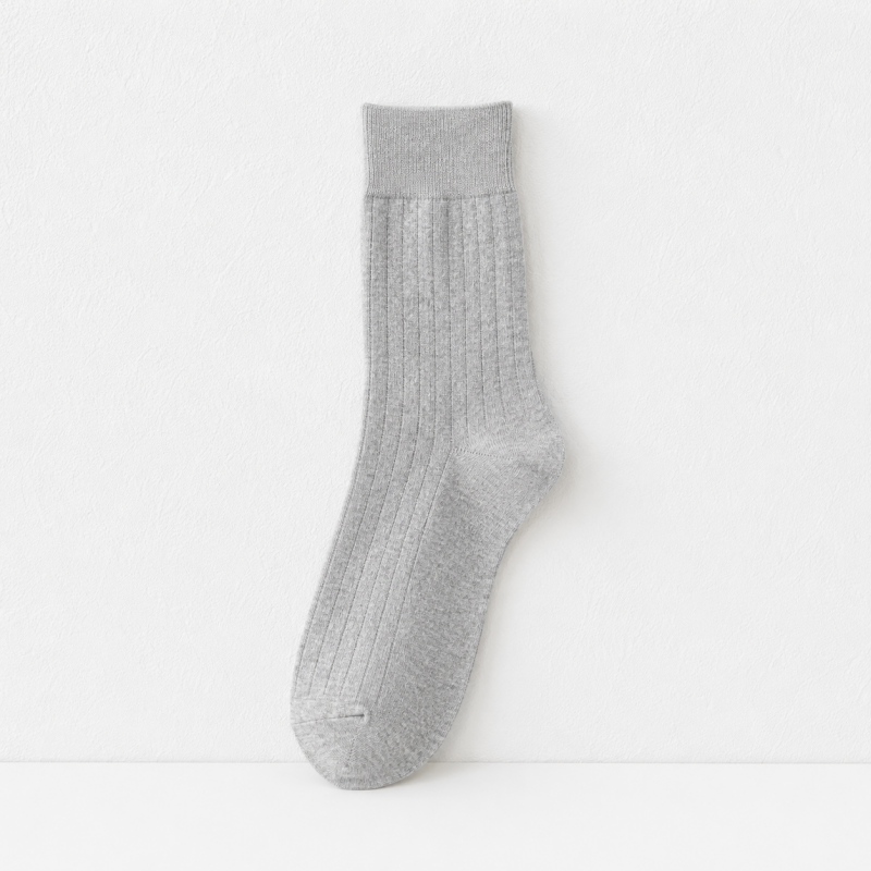 CouldNook Ribbed Bow Accent Crew Socks - Daily Wardrobe Helper