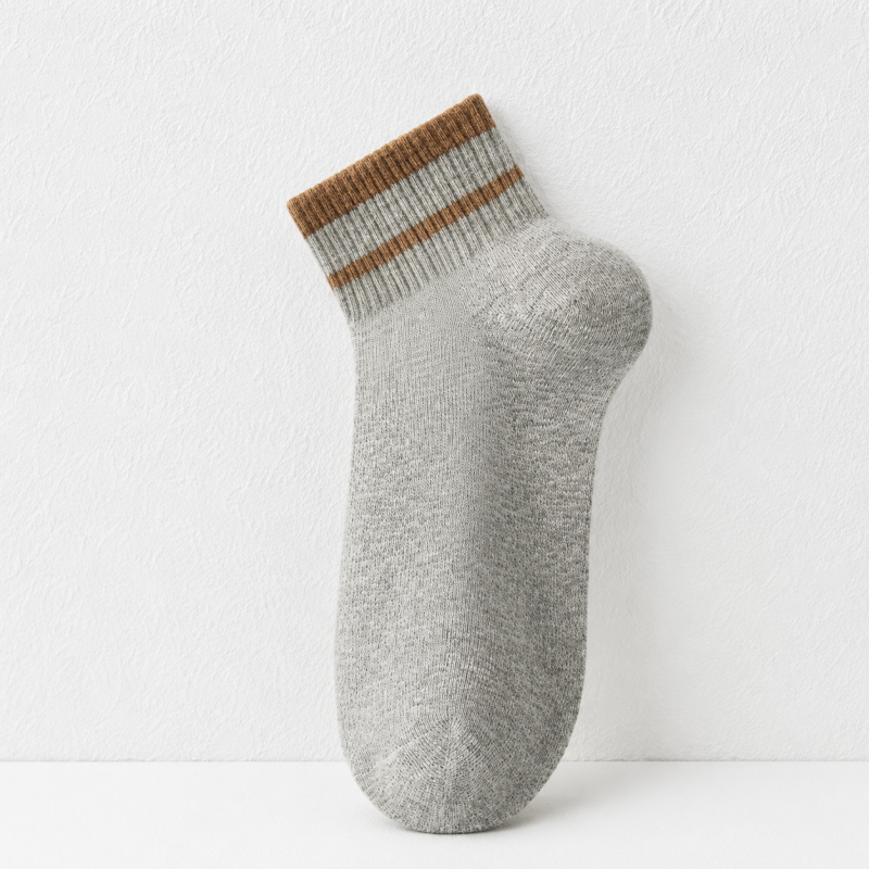 CouldNook Stripe Cuff Crew Socks - Everyday Drawer Accent