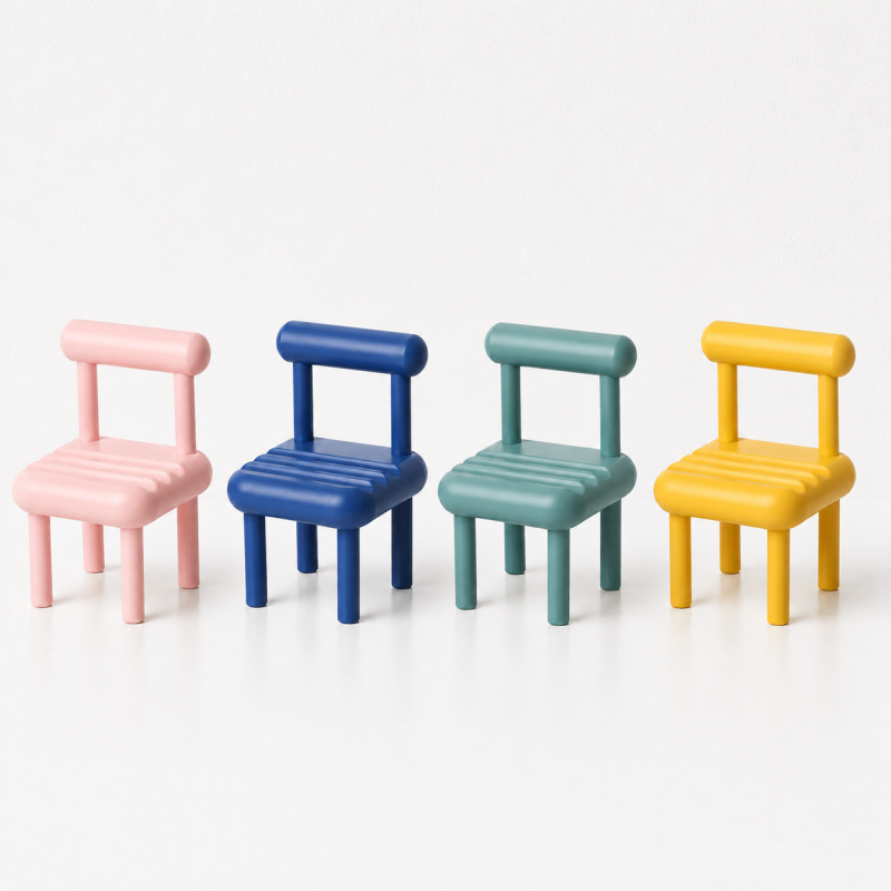CouldNook Plain Mini Stool Phone Stand - Desk Phone Accessory