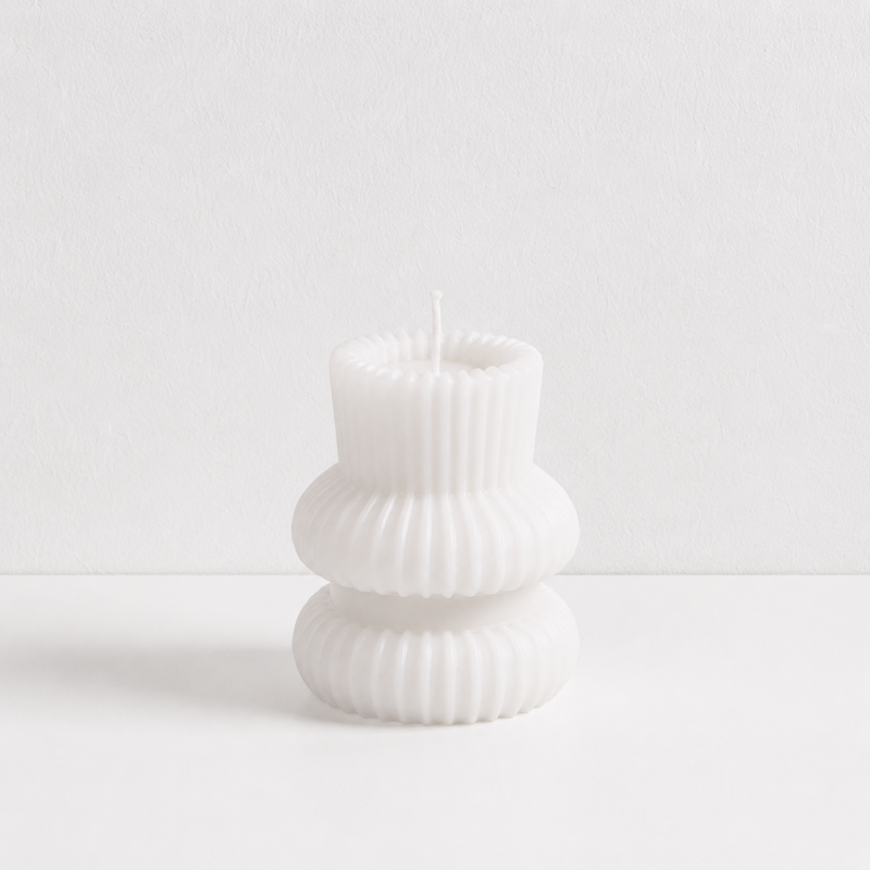 CouldNook Nordic Scented Pillar Candle - Soy Blend Traditional Decor