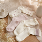 CouldNook Cozy Pattern Crew Socks - Everyday Display Accent