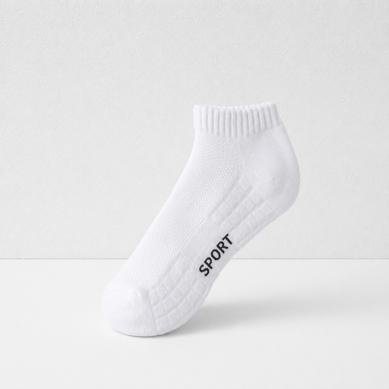 CouldNook Men Cushioned Ribbed Crew Socks - Everyday Comfort Accent