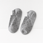 CouldNook Cozy Tiny Dot No-Show Socks - Low-Cut Drawer Accent