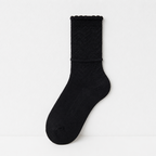 CouldNook Cozy Slouch Textured Crew Socks - Everyday Lounge Accent
