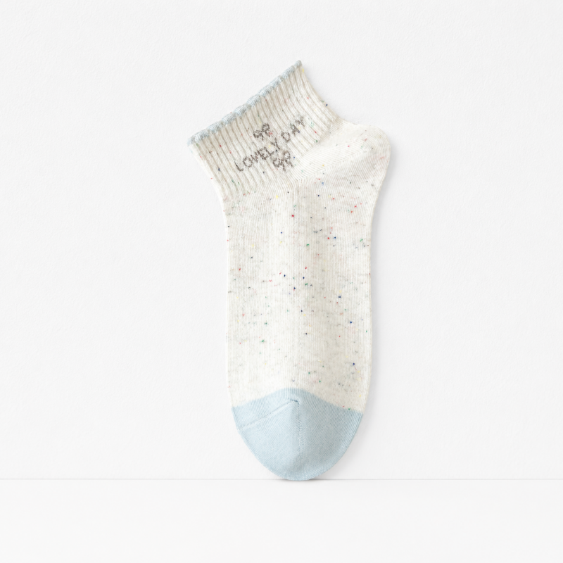 CouldNook Cozy Mixed Motif Ankle Socks - Everyday Drawer Accent