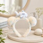 CouldNook Cherry and Animal Plush Headband - Soft Hair Accessory