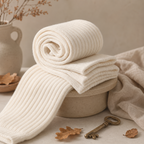 CouldNook Stacked Rib Boot Socks - Layered Footwear Accent