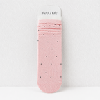 CouldNook Cozy Dot Pattern Crew Socks - Everyday Drawer Accent