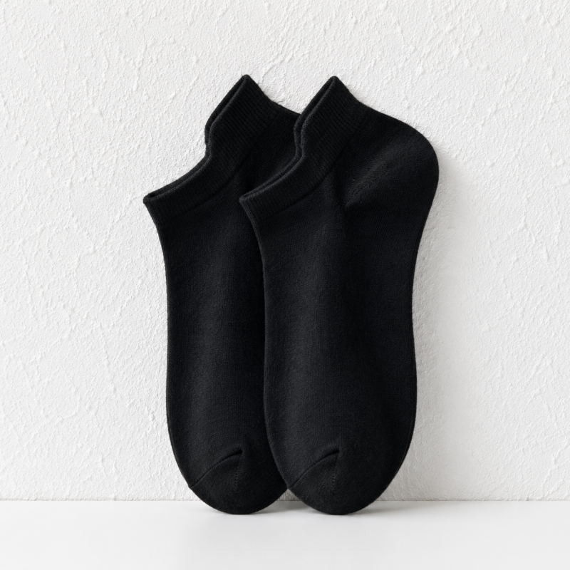 CouldNook Solid Plush Ankle Socks - Everyday Home Accent