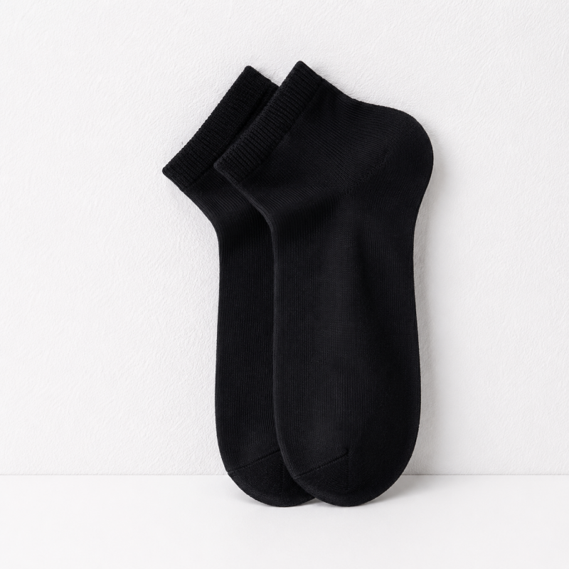 CouldNook Silky Low Cut Ankle Socks - Light Footwear Accent