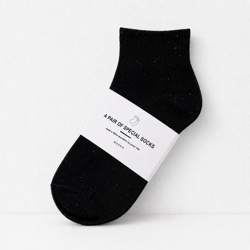 CouldNook Cozy Speckled Low-Cut Socks - Everyday Shoe Accent