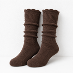 CouldNook Cable Knit Slouch Socks - Boot Layer Accent