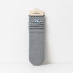 CouldNook Cozy Ruffle Bow Crew Socks - Soft Everyday Accent