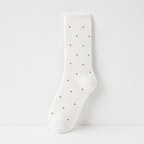 CouldNook Tiny Motif Ruffle Crew Socks - Shoe Styling Accent