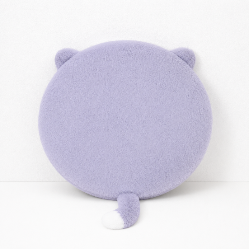 CouldNook Memory Foam Round Seat Cushion - Removable Striped Chair Pad
