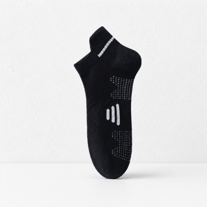 CouldNook Men Bright Accent Low Cut Socks - Casual Shoe Detail