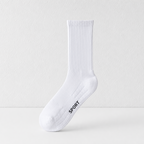CouldNook Men Cushioned Ribbed Crew Socks - Everyday Comfort Accent