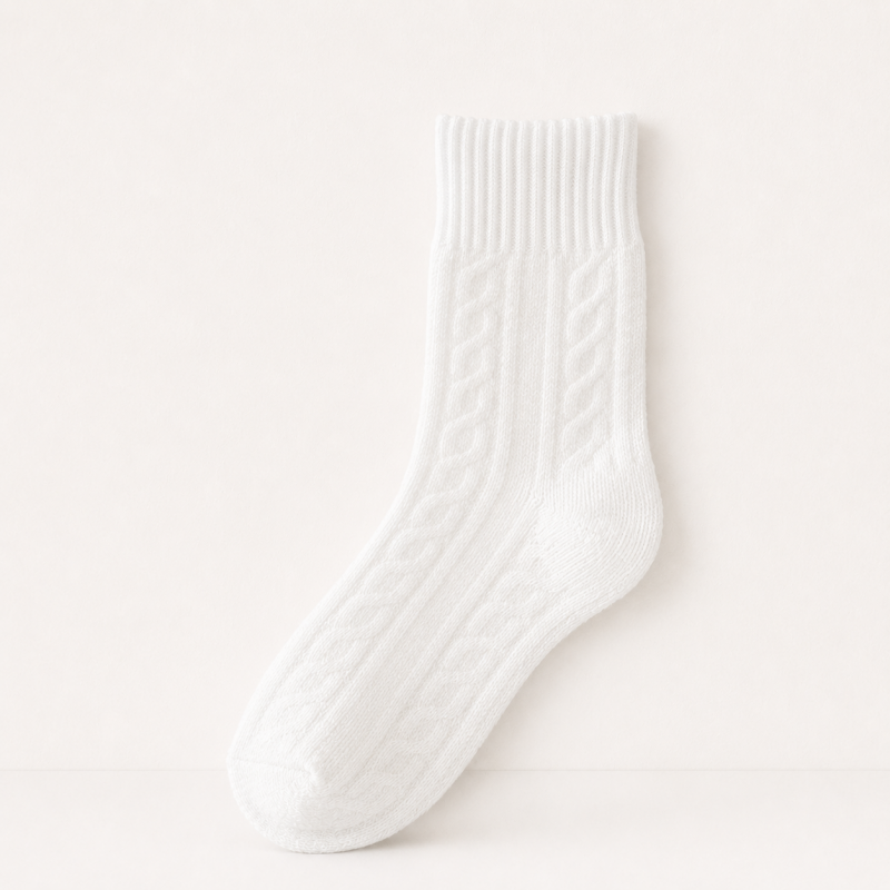 CouldNook Cozy Plush Low-Cut Socks - Winter Drawer Accent