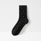 CouldNook Combed Cotton Dot Crew Socks - Everyday Pair