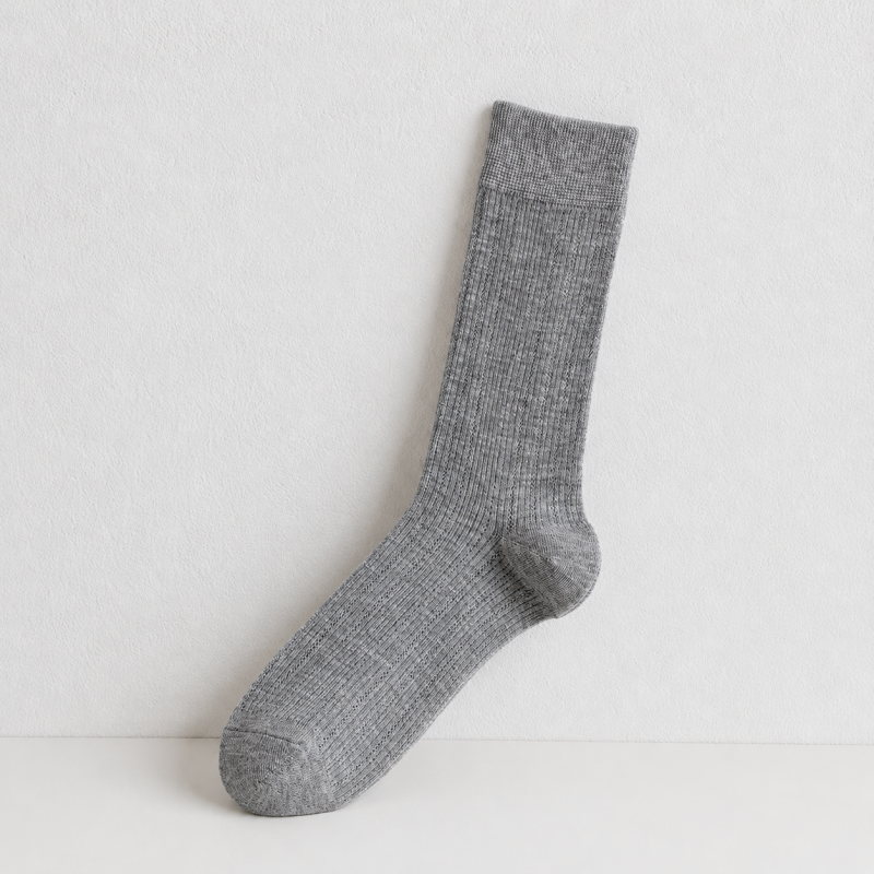 CouldNook Smooth Mid Calf Boot Socks - Everyday Shoe Layering Accent