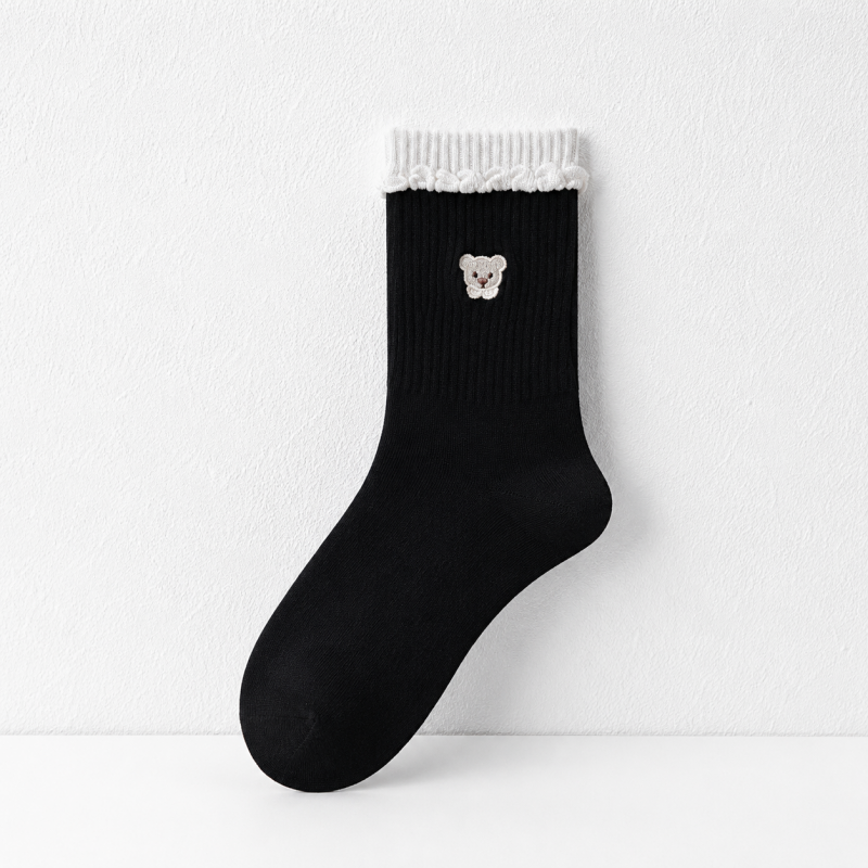 CouldNook Ruffle Cuff Ankle Socks - Cozy Shoe Accent