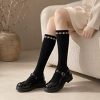 CouldNook Cozy Knee High Ribbed Socks - Everyday Layering Accent