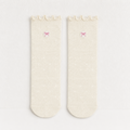 CouldNook Openwork Bow Ankle Socks - Everyday Shoe Accent