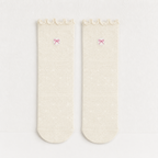 CouldNook Openwork Bow Ankle Socks - Everyday Shoe Accent