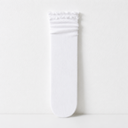 CouldNook Cozy Scalloped Cooling Crew Socks - Light Shoe Accent