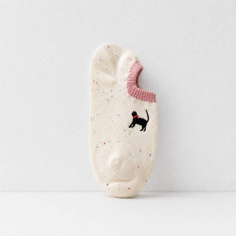 CouldNook Cozy Plush Motif Ankle Socks - Soft Drawer Accent