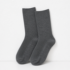 CouldNook Cozy Vertical Rib Crew Socks - Warm Everyday Accent