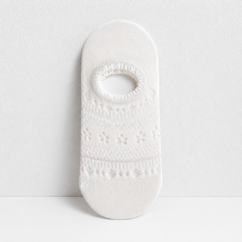 CouldNook Cozy Lace-Trim Ankle Socks - Soft Drawer Accent