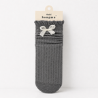 CouldNook Cozy Mixed Bow Crew Socks - Giftable Drawer Accent
